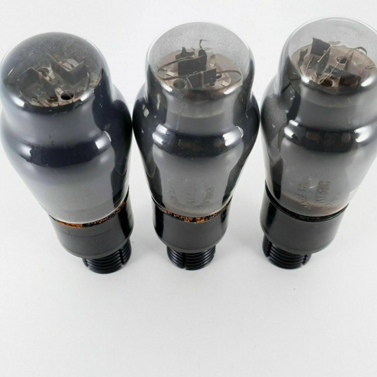 3 X KT33C GEC TUBE. SMOKED GLASS. 1940s PRODUCTION. MATCHED TRIO. CK  ENA