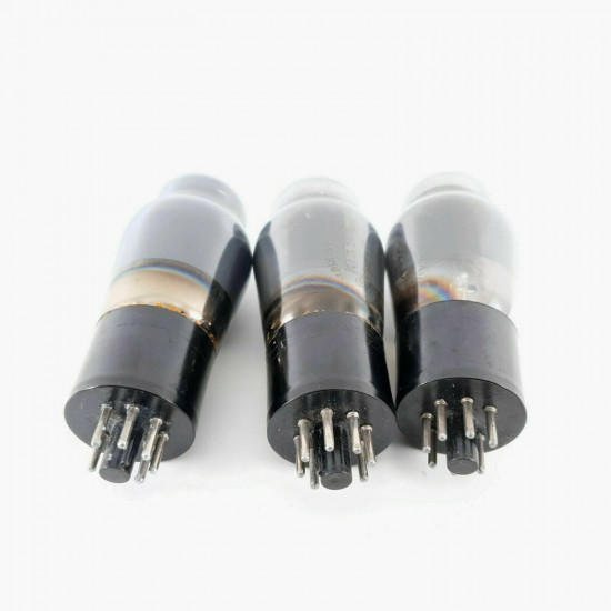 3 X KT33C GEC TUBE. SMOKED GLASS. 1940s PRODUCTION. MATCHED TRIO. CK  ENA