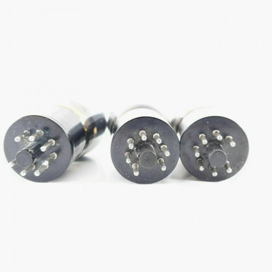 3 X KT33C GEC TUBE. SMOKED GLASS. 1940s PRODUCTION. MATCHED TRIO. CK  ENA