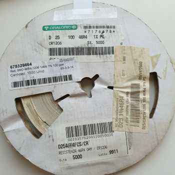 10 x 46.4R 1/4W 1% 100PPM SMD DRALORIC RESISTOR. CA391U1500F050721