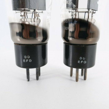 2 X 1561 / RGN2004 PHILIPS-MINIWATT TUBE. SMOOTH PLATES. 1950s. CD  ENA 2
