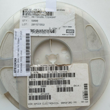 10 x 2.49M 1/4W 1% 100PPM SMD KOA RESISTOR. CA391U5000F050721