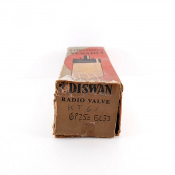 1 X 6P25 / EL33 EDISWAN TUBE. NOS/NIB. CG  ENA