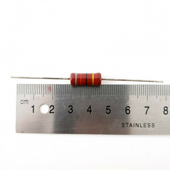 1 x 1W 82R 5% 1970S VINTAGE PIHER RESISTOR. NOS. C1835U200F170521