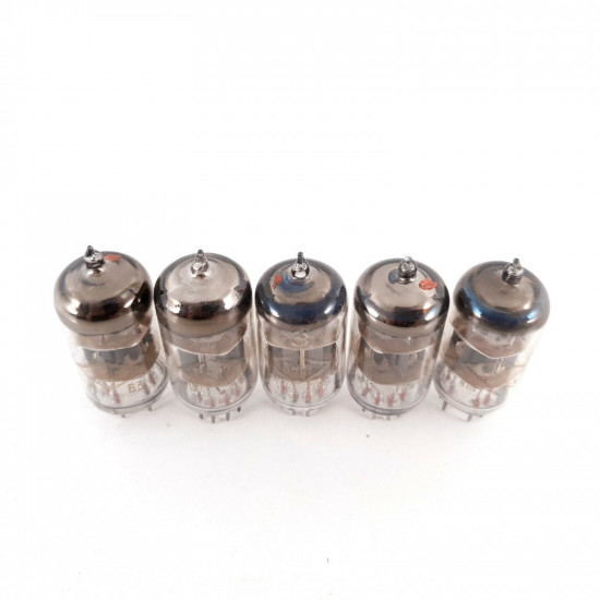 5 X 6H1П / 6N1P TUBE. 1960s RUSSIAN PRODUCTION. NOS. CH139