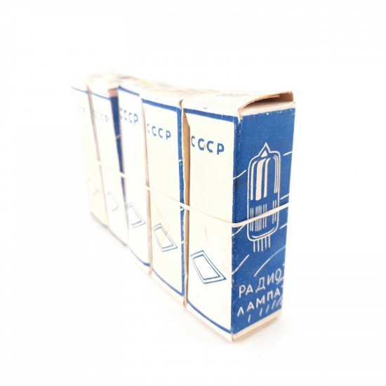 5 X 6H1П / 6N1P TUBE. 1960s RUSSIAN PRODUCTION. NOS/NIB. CH139