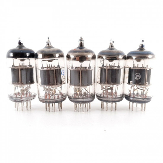 5 X 6H1П / 6N1P TUBE. 1960s RUSSIAN PRODUCTION. NOS/NIB. CH139