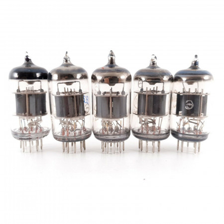 5 X 6H1П / 6N1P TUBE. 1960s RUSSIAN PRODUCTION. NOS/NIB. CH139