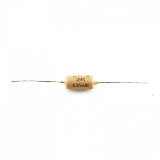 100 X 39K 39000pF 0.039uF 400V 10% MULLARD MUSTARD (BIANCHI PHILIPS) BOX  MMC