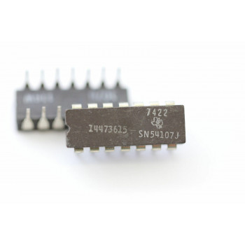 SN74107J TEXAS INST. INTEGRATED CIRCUIT NOS(New Old Stock)1PC. C531AU4F191114