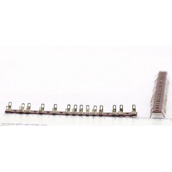 28-SOLDER-LUG BAKELITE TERMINAL STRIP A NOS 5PC. CA276CA277U1490F110517 2