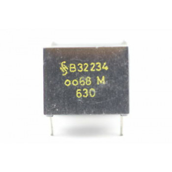 POLYESTER CAPACITOR SIEMENS 6.8nF 630V NOS 2PC. CA73U42F280916