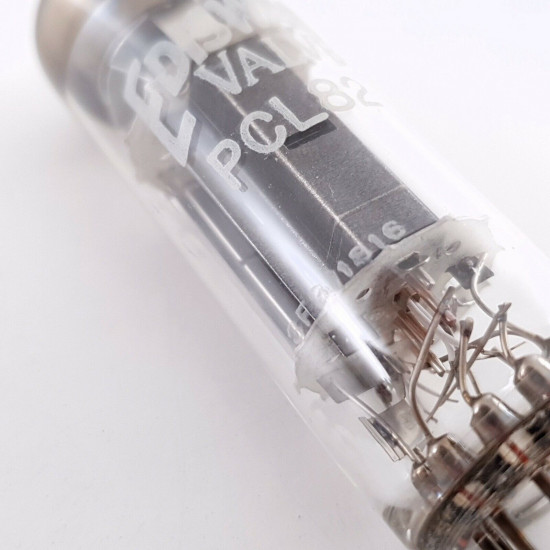 1 X PCL82 EDISWAN TUBE. BLACK PLATES. BRITISH 1960s BRIMAR PROD. NOS/NIB AF  ENA