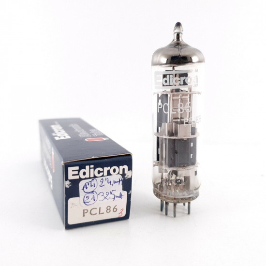 1 X PCL86 / 14GW8 EDICRON TUBE. 1960s Ei PROD. 2.4/32.5mA NOS/NIB 3. CH131