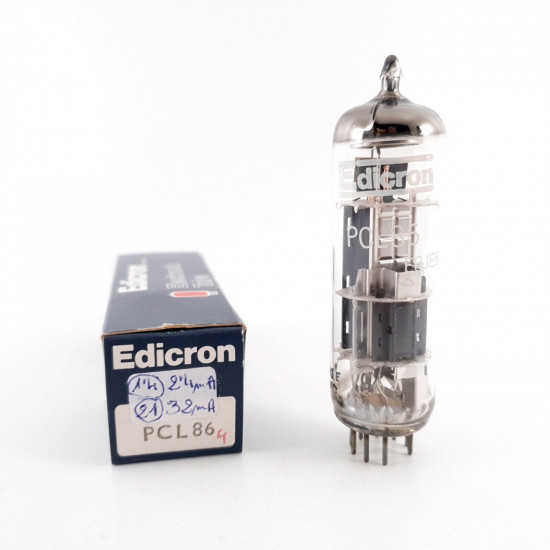 1 X PCL86 / 14GW8 EDICRON TUBE. 1960s Ei PROD. 2.4/32mA NOS/NIB 4. CH131