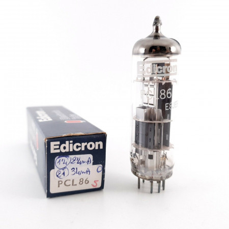 1 X PCL86 / 14GW8 EDICRON TUBE. 1960s Ei PROD. 2.4/34mA NOS/NIB 5. CH131
