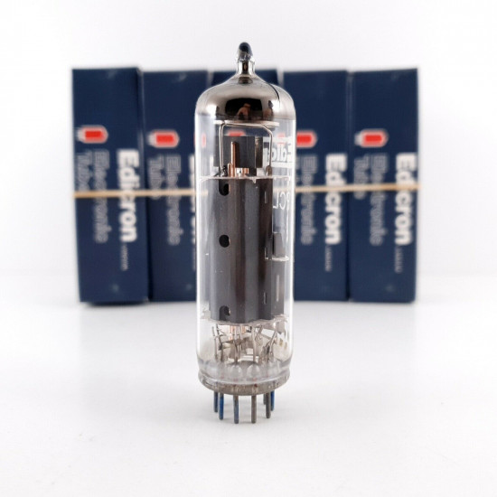 5 X PCL86 / 14GW8 EDICRON TUBE. 1960s Ei PROD. 2.2/30+mA MATCHED QUINTET 1 CH131