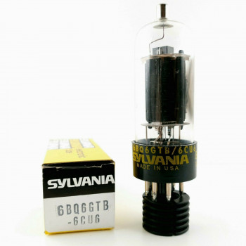 1 X 6BQ6GTB / 6CU6 TUBE. SYLVANIA BRAND. M28  ES