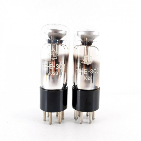 2 X 10-E-305 MAGIC EYE. 10E305. RSD BRAND. SILVER PLATES. CL  ENA