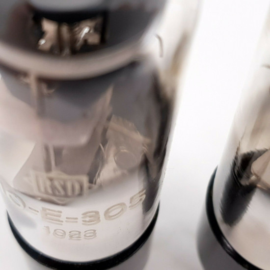 2 X 10-E-305 MAGIC EYE. 10E305. RSD BRAND. SILVER PLATES. CL  ENA