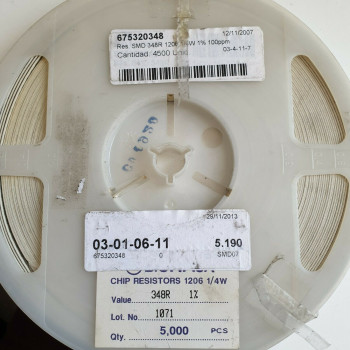 10 x 348R 1/4W 1% 100PPM SMD EUROTRONIX RESISTOR. CA391U2500F060721