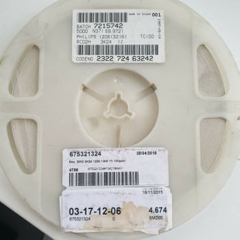 10 x 3.24K 1/4W 1% 100PPM SMD PHILIPS RESISTOR. CA391U4500F060721