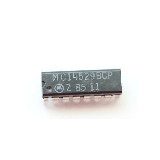 MC14529BCP MOTOROLA INTEGRATED CIRCUIT NOS New Old Stock 1PC C35U3F060219