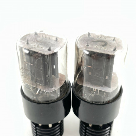 2 X 6SN7GTB RCA TUBE. BLACK PLATES. 1950s PRODUCTION. MATCHED PAIR 3. AF  ENA