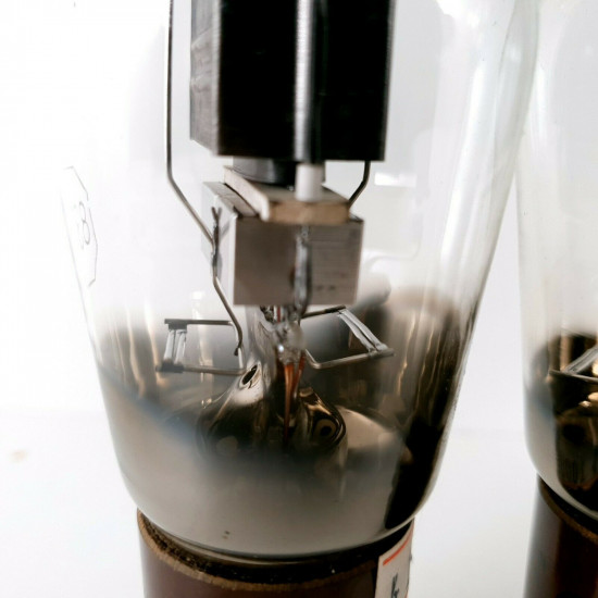 4 X JAN CRC 837 / VT-101 TUBE. RCA BRAND. BLACK PLATES. 1944 PRODUCTION. CD  ENA