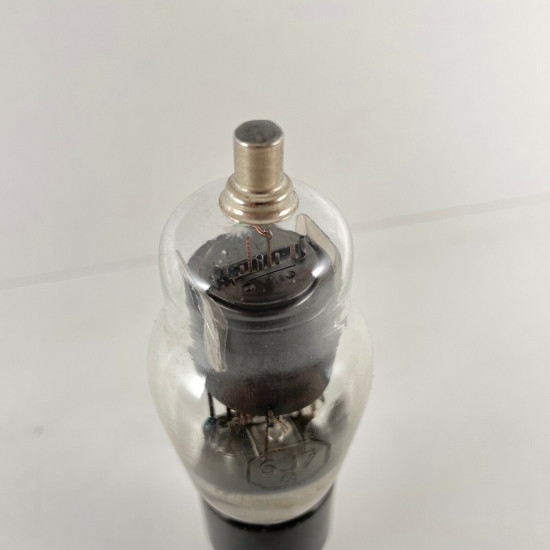 1 X 6J7G TUNGSRAM RADIO TUBE. BLACK PLATE. NOS/NIB. AF  ENA