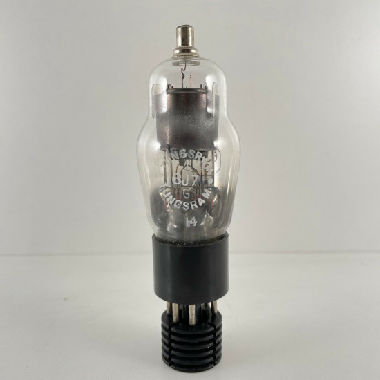1 X 6J7G TUNGSRAM RADIO TUBE. BLACK PLATE. NOS/NIB. AF  ENA