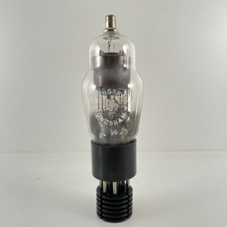 1 X 6J7G TUNGSRAM RADIO TUBE. BLACK PLATE. NOS/NIB. AF  ENA