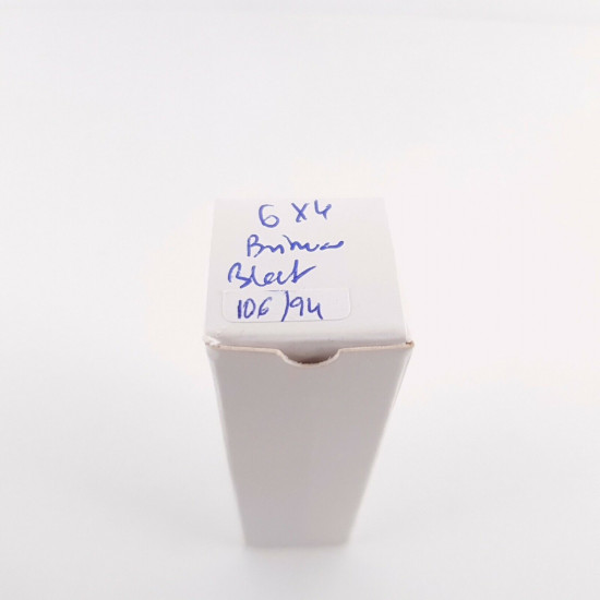 1 X 6X4 BRIMAR TUBE. BLACK PLATES. SMOKED GLASS. 106/94% CZ  ENA