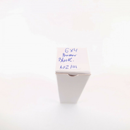 1 X 6X4 BRIMAR TUBE. BLACK PLATES. RED LOGO. SMOKED GLASS. 102/111% CZ  ENA