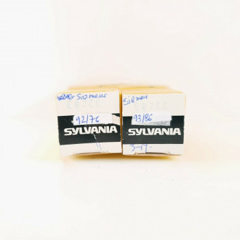 2 X E82CC SIEMENS UND HALSKE PRODUCTION. SYLVANIA BRANDED. 3 MICAS. CK  ENA