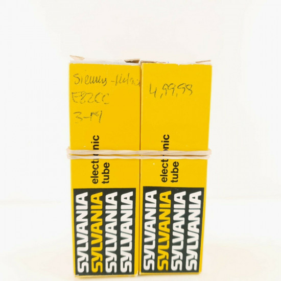 2 X E82CC SIEMENS UND HALSKE PRODUCTION. SYLVANIA BRANDED. 3 MICAS. CK  ENA