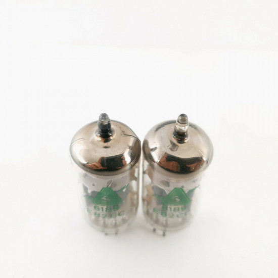 2 X E82CC SIEMENS UND HALSKE PRODUCTION. SYLVANIA BRANDED. 3 MICAS. CK  ENA