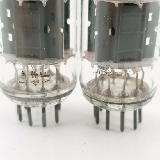 2 X E82CC SIEMENS UND HALSKE PRODUCTION. SYLVANIA BRANDED. 3 MICAS. CK  ENA