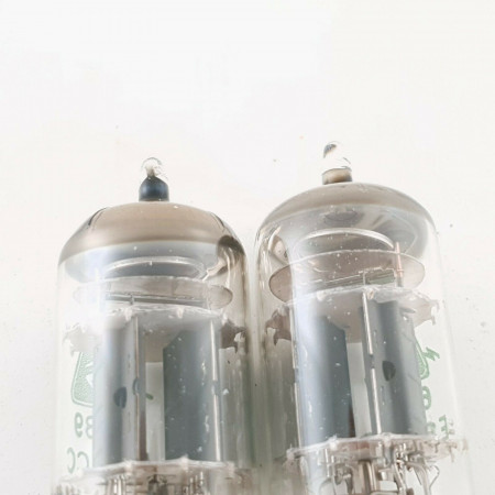 2 X E82CC SIEMENS UND HALSKE PRODUCTION. SYLVANIA BRANDED. 3 MICAS. CK  ENA