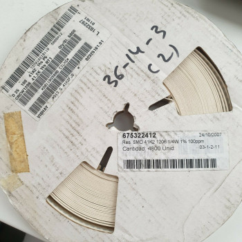 10 x 41.2K 1/4W 1% 100PPM SMD VISHAY RESISTOR. CA391U4500F060721