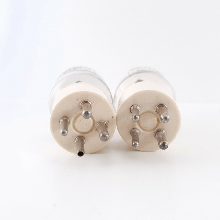 2 X 25T HEINTZ AND KAUFMAN TUBE. GAMMATRON. SILVER PLATES. MATCHED PAIR CK  ENA