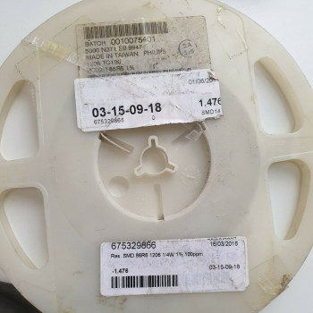 10 x 86.6R 1/4W 1% 100PPM SMD PHILIPS RESISTOR. CA391U1400F060721