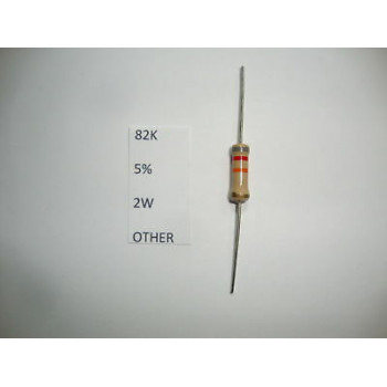 RESISTOR CARBON FILM. 2W 82K 5% *1 PC* NEW+