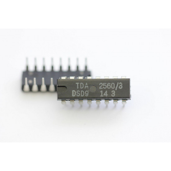 TDA2560/3 INTEGRATED CIRCUIT NOS ( New Old Stock ). 1PC. C522AU34F120814