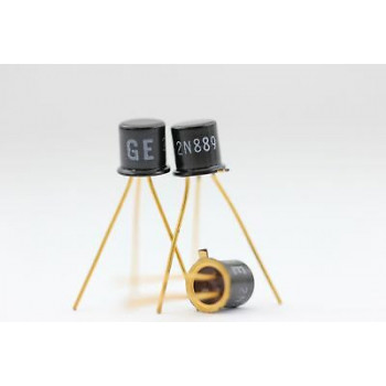 2N889 GE GOLD TRANSISTOR NOS( New Old Stock ) 1PC. C274U3F290414