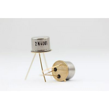 2N4001 GOLD TRANSISTOR NOS( New Old Stock ) 1PC. C271U5F280414