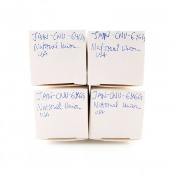 4 X JAN CNU 6Y6G TUBE.NATIONAL UNION BRAND. MATCHED PAIR + 2 TUBES  CL  ENA