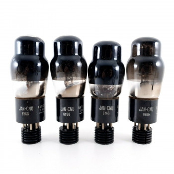 4 X JAN CNU 6Y6G TUBE.NATIONAL UNION BRAND. MATCHED PAIR + 2 TUBES  CL  ENA 2