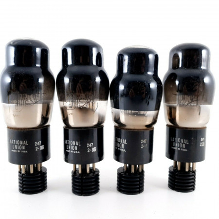 4 X JAN CNU 6Y6G TUBE.NATIONAL UNION BRAND. MATCHED PAIR + 2 TUBES  CL  ENA