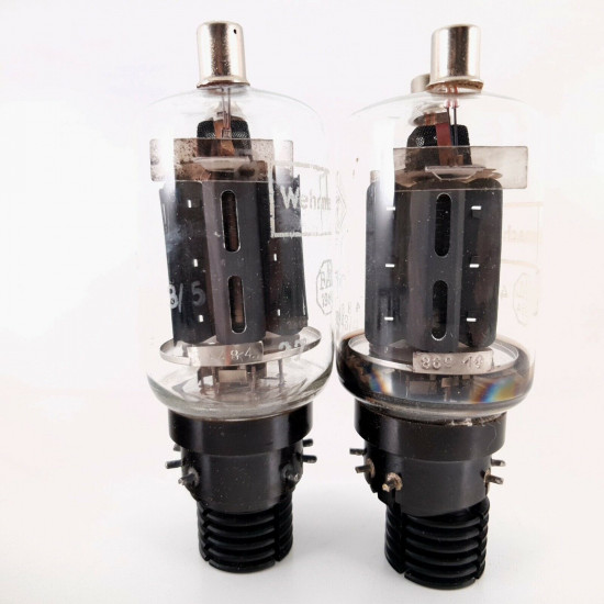 2 X RL12P50 TELEFUNKEN TUBE. BLACK PLATES. CZ  ENA